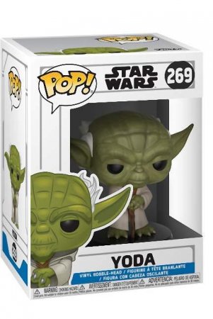  Funko POP! Bobble:  (Yoda) (Star Wars: Clone Wars) (31799) 9,5 